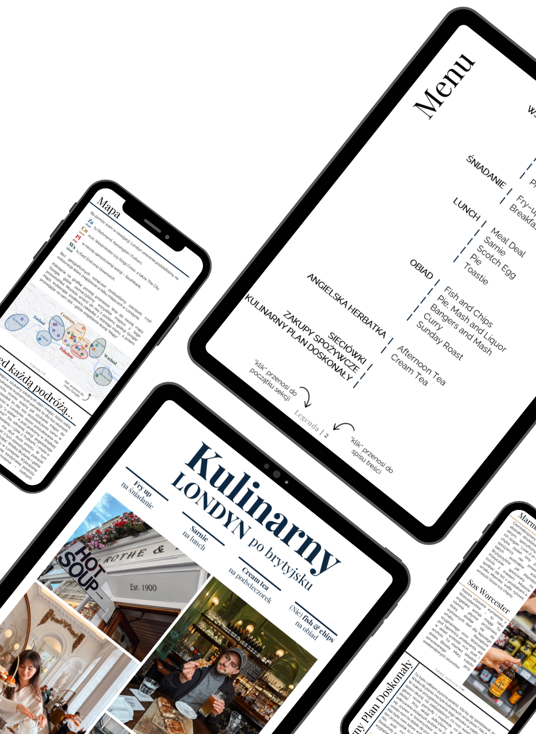 Kulinarny Londyn po brytyjsku + Kulinarne Mapy po Londynie