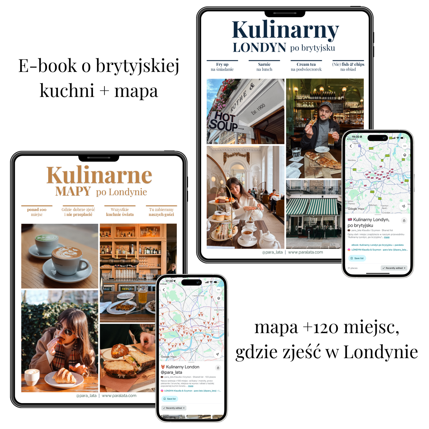 Kulinarny Londyn po brytyjsku + Kulinarne Mapy po Londynie