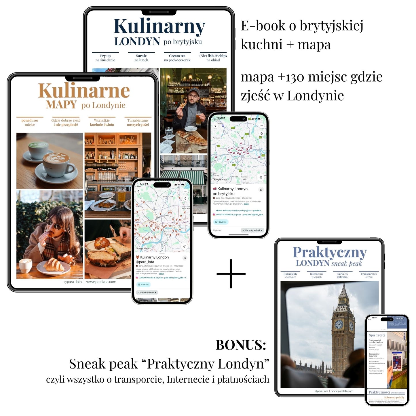 Kulinarny Londyn + Kulinarne Mapy + BONUS